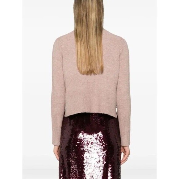 ALL SAINTS Wick Brushed Juper Sweater Alpaca Wool Blend Women’s Size Medium - Picture 4 of 14